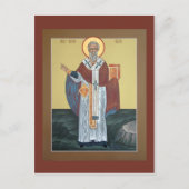 St. Silas Prayer Card Briefkaart (Voorkant)