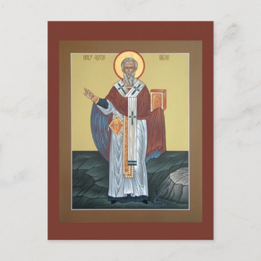 St. Silas Prayer Card Briefkaart (Voorkant)