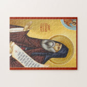 St. Silouan de Athonite Orthodoxe Christelijke Ico Legpuzzel (Horizontaal)