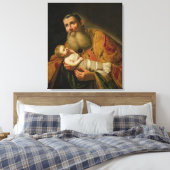 St. Simeon presenteert de Baby Christus Canvas Afdruk (Insitu (Slaapkamer))