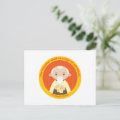 St. Simon Stock Briefkaart (Staand voorkant)