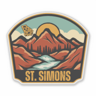 St. Simons, Georgia Sticker
