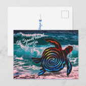 St. Simons Island briefkaart (Voorkant / Achterkant)