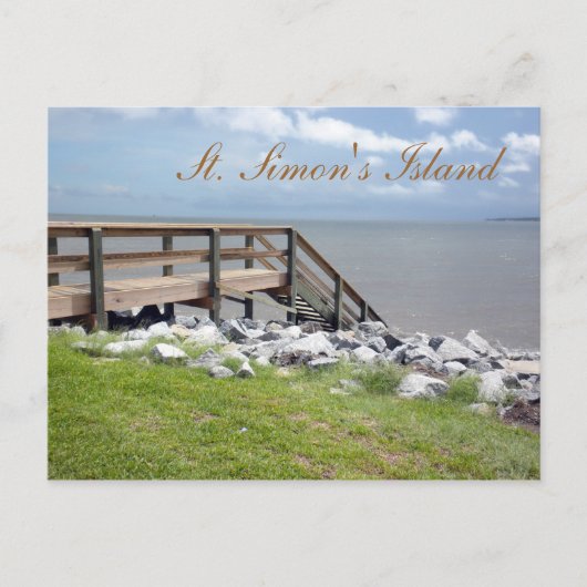 St. Simon's Island Briefkaart (Voorkant)