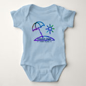 St. Simons Island GA baby bodysuit (Voorkant)