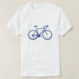 St. Simons Island GA Blauwe Fiets T-shirt