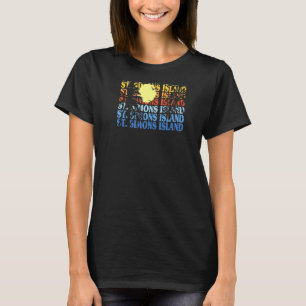 St Simons Island Georgia Beach Summer Ga Beach Bea T-shirt