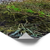 St. Simons Island Georgia Beach Sunset and Moon Poster (Hoek)