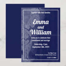 St. Simons Island Georgia  Map Wedding