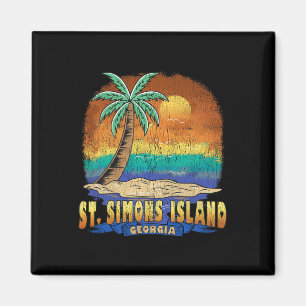 St. Simons Island Georgia  verontruste souve Magneet