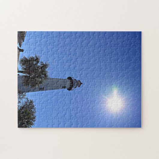 St. Simons Island Lighthouse Legpuzzel (Horizontaal)