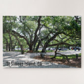 St Simons Island Live Oak Trees Legpuzzel (Horizontaal)