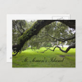 St. Simon's Island Travel Briefkaart (Voorkant / Achterkant)