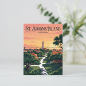 St. Simons Island VS Briefkaart (Staand voorkant)