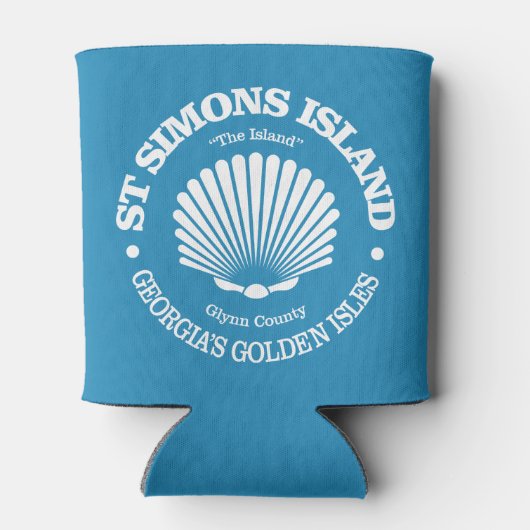 St Simons Island (zeeschelp) Blikjeskoeler (Achterkant)