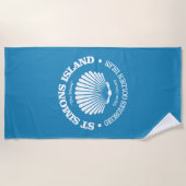 St Simons Island (zeeschelp) Strandlaken (Voorkant)