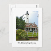 St. Simons Lighthouse Briefkaart (Voorkant / Achterkant)