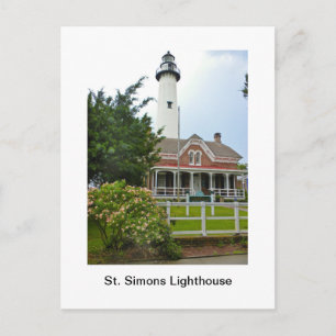 St. Simons Lighthouse Briefkaart