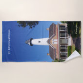 St. Simons Lighthouse strandhanddoek Strandlaken (Voorkant)