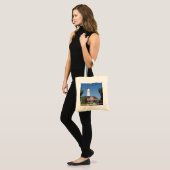 St. Simons Vuurtoren canvas tas (Voorkant (model))