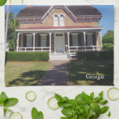 St. Simons Vuurtoren keukenhanddoek (Gevouwen)