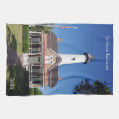 St. Simons Vuurtoren keukenhanddoek (Horizontaal)