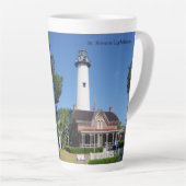 St. Simons Vuurtoren Latte mok (Rechterhoek)