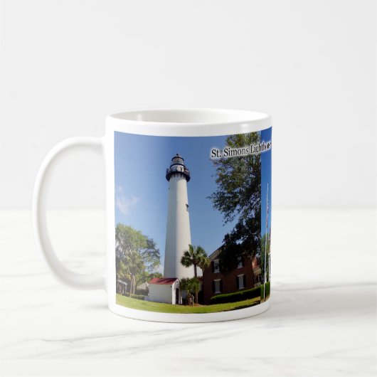 St. Simons Vuurtoren mok (Links)