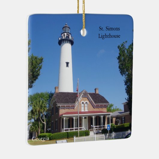St. Simons Vuurtoren ornament (Rechts)