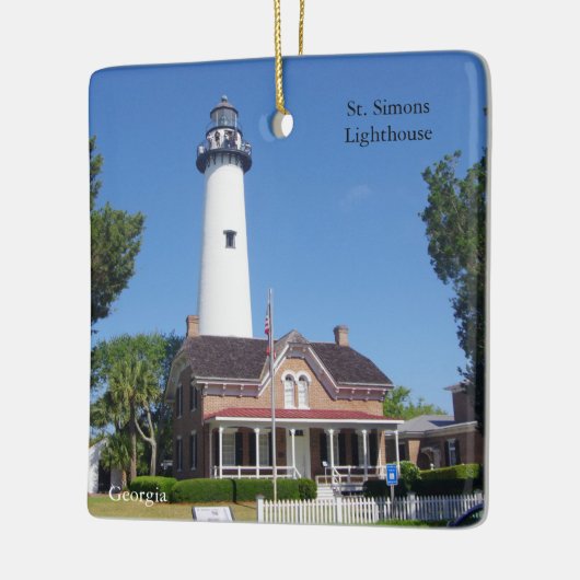 St. Simons Vuurtoren ornament (Links)