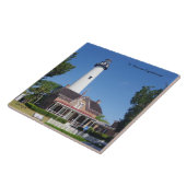 St. Simons Vuurtoren tegel Tegeltje (Zijkant)
