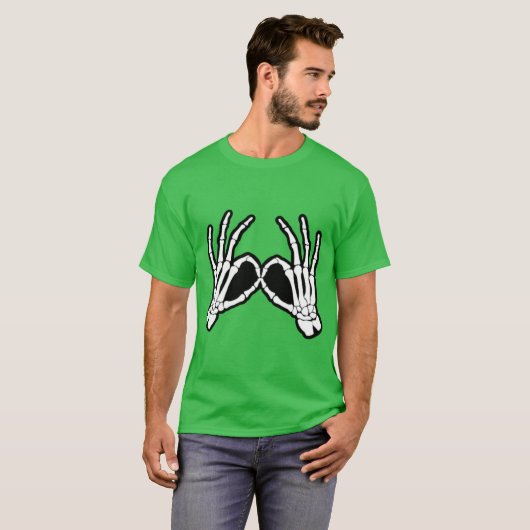 ST skeleton hands T-shirt (Voorkant volledig)