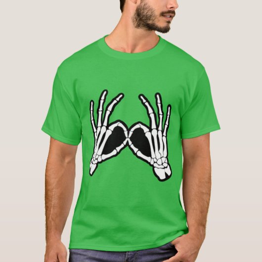 ST skeleton hands T-shirt (Voorkant)