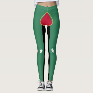 ST.Skitts & Nevis Patriotische kleuren Leggings