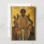 St. Spyridon orthodox Christelijk icoon Briefkaart (Voorkant / Achterkant)