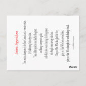 St. Spyridon Prayer Card Briefkaart (Achterkant)