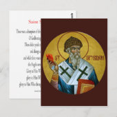 St. Spyridon Prayer Kaart (Voorkant / Achterkant)
