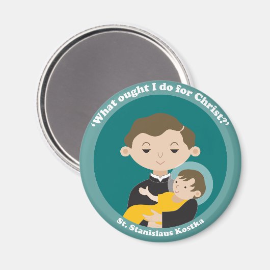 St. Stanislaus Kostka Magneet (Voorkant / Achterkant)