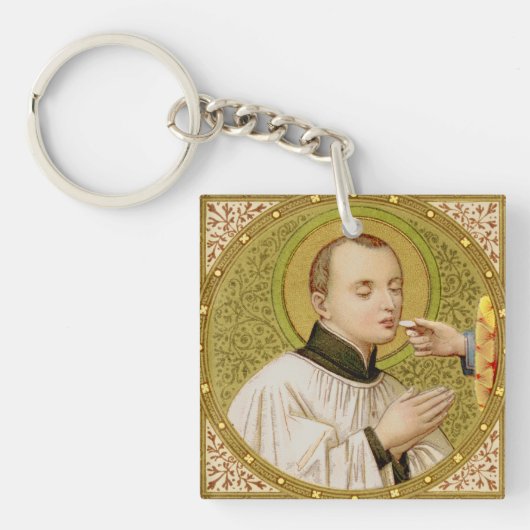 St. Stanislaus Kostka (SNV 25) Blank/DIY Terug Sleutelhanger (Voorkant)