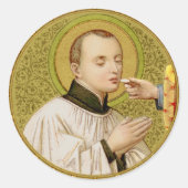 St. Stanislaus Kostka (SNV 25) Ronde Sticker (Voorkant)