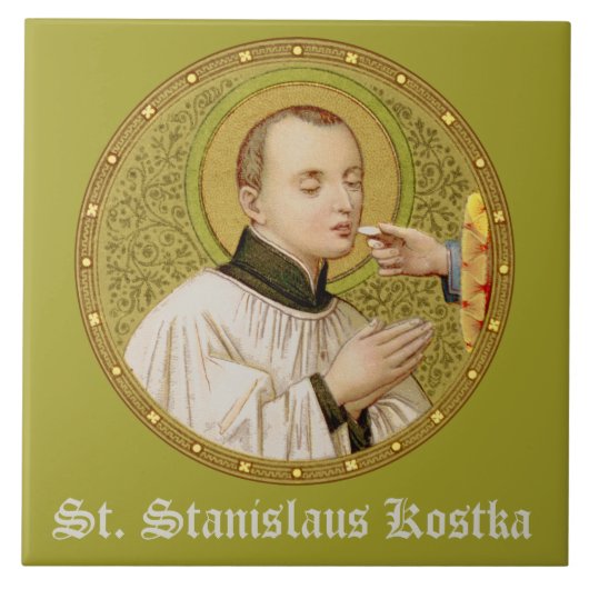St. Stanislaus Kostka (SNV 25) (RoundImage) Tel. 1 Tegeltje (Voorkant)