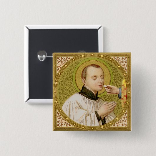St. Stanislaus Kostka (SNV 25) Vierkante Button 5,1 Cm (Voorkant /achterkant)