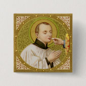St. Stanislaus Kostka (SNV 25) Vierkante Button 5,1 Cm (Voorkant)