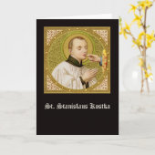 St. Stanislaus (SNV 25) (SquImage) Vert Groet Kaart (Gele Bloem)