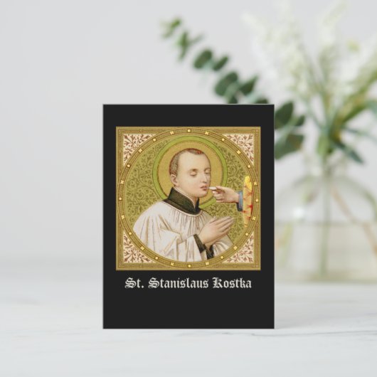 St. Stanislaus (SNV 25) (Vierkant Afbeelding) Vert Briefkaart (Staand voorkant)