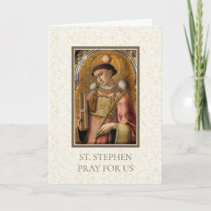 St. Stefan katholieke patroonheilige van diakens Kaart
