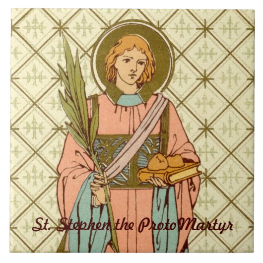 St. Stefanus de ProtoMartelaar (RLS 17) Tegeltje (Voorkant)