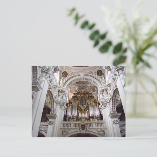 St. Stephan's Cathedral Passau Duitsland Briefkaart (Staand voorkant)