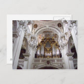 St. Stephan's Cathedral Passau Duitsland Briefkaart (Voorkant / Achterkant)