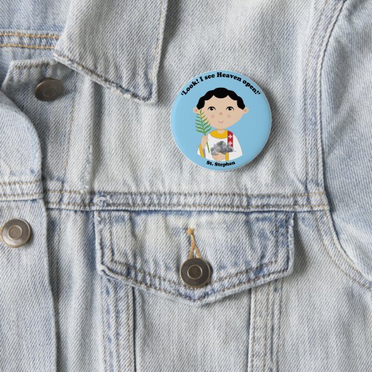 St. Stephen Ronde Button 5,7 Cm (In situ)